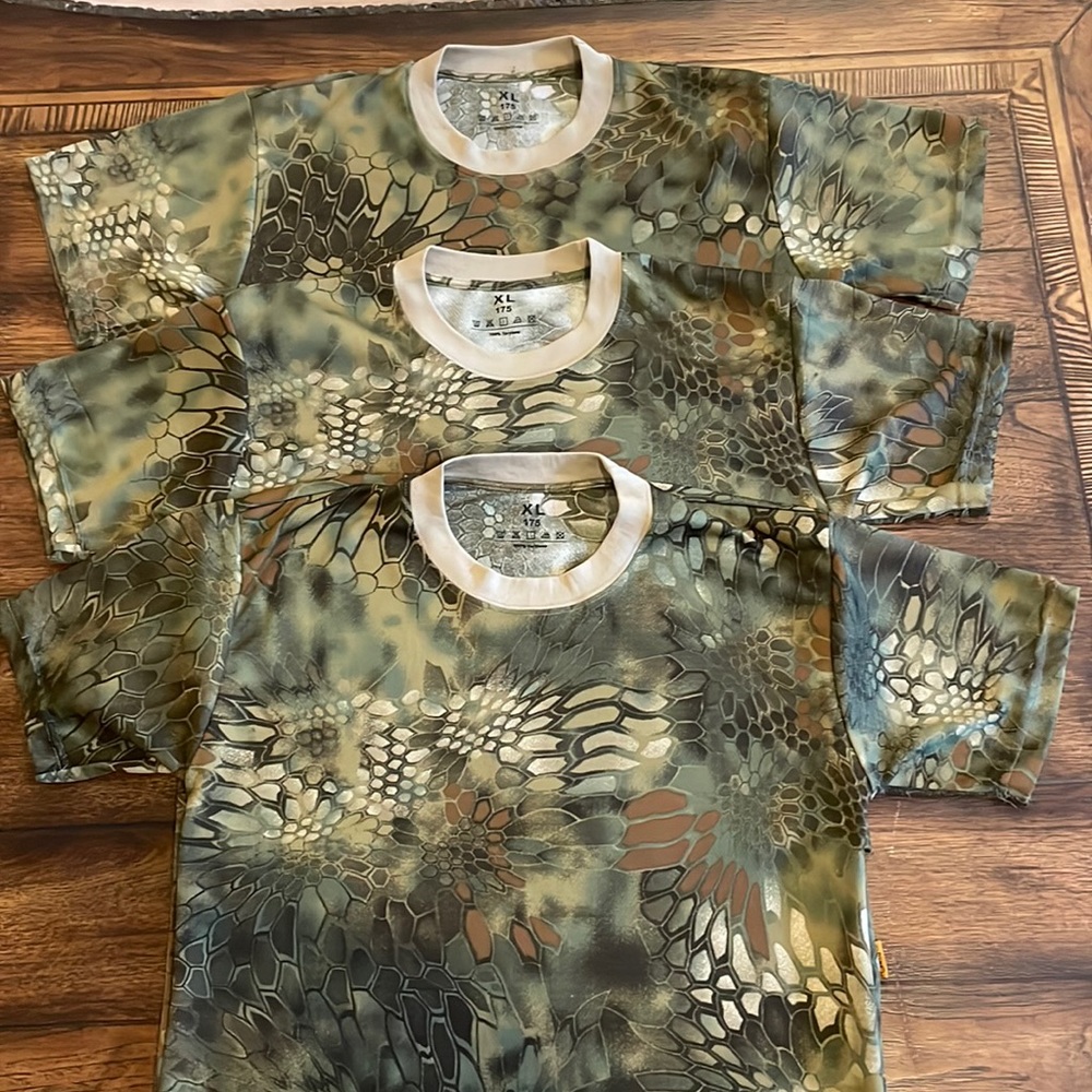 Kryptek Camo Print drifit Tees (3 count)